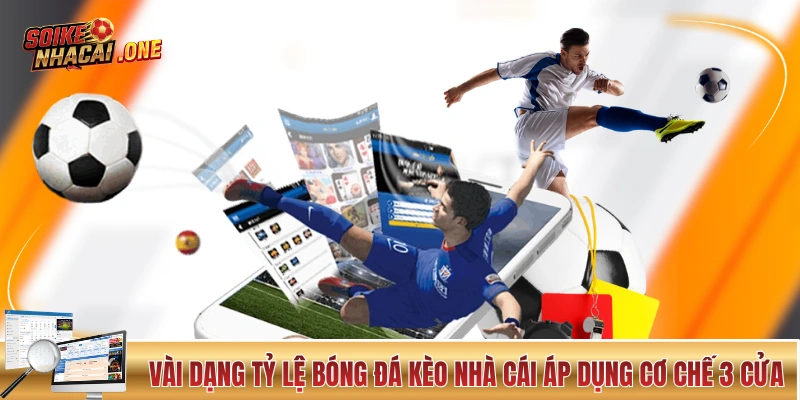 Vài dạng tỷ lệ bóng đá kèo nhà cái áp dụng cơ chế 3 cửa