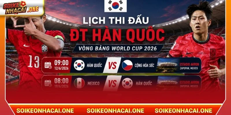 Đội tuyển Hàn Quốc: Ngọn Cờ Đầu Của Bóng Đá Đông Á World Cup 2026 tiếp tục là cơ hội để mãnh hổ Đông Á viết tiếp giấc mơ.